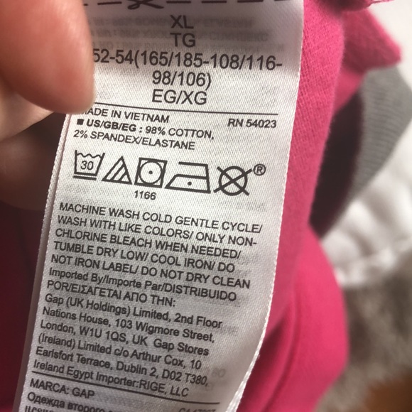 Gap Pink Stretch Pique Moisture Wicking Polo Short Sleeve Sz XL - Picture 7 of 7